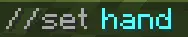 set hand-مود world edit