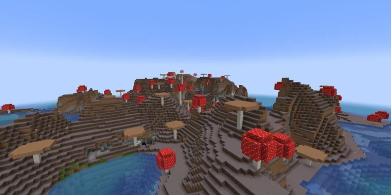 بایوم ماینکرافت Mushroom Island