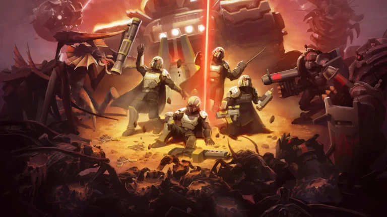 یکی از کاور های بازی helldivers 2