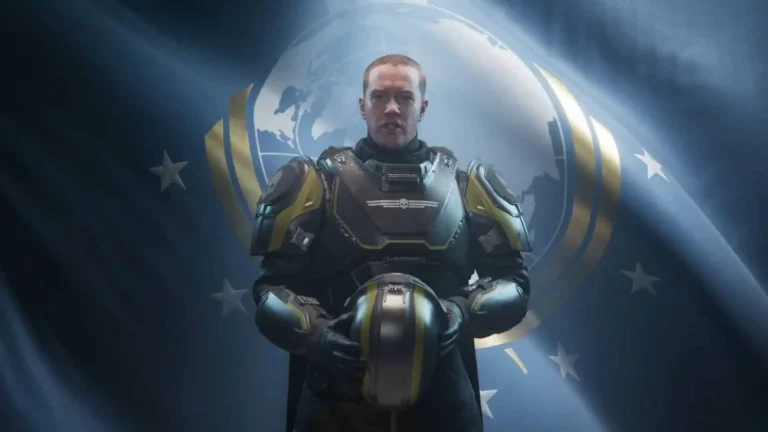 یکی از شخصیت های بازی helldivers 2