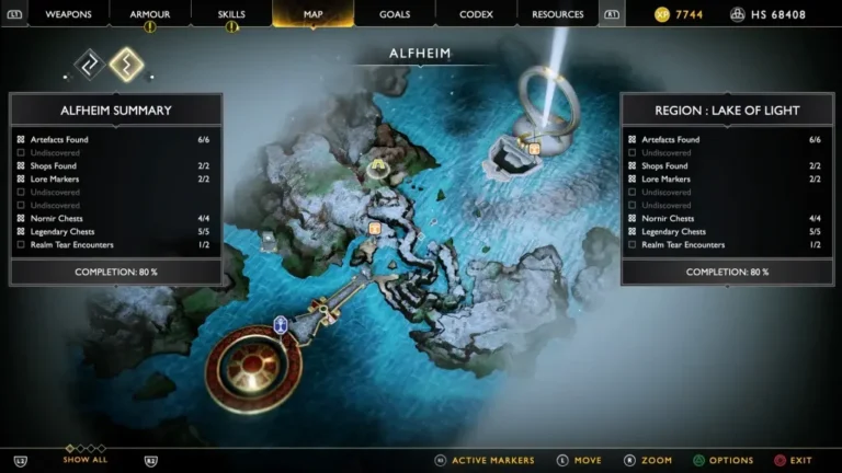 بررسی بازی god of war 4: نقشه بازی